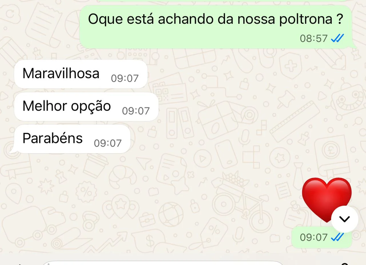 Mensagem de Cliente verificada: Maravilhosa. Melhor opção que poderíamos ter feito.
